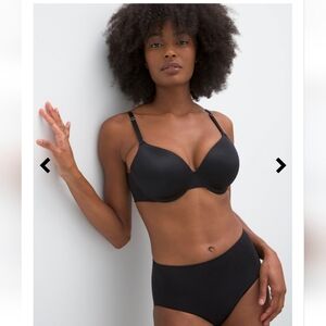 Soma 34DDD Black Vanishing Back Full Coverage Bra Basic Everyday Comfortable